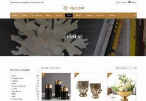 Best Modern Vases in USA - Diamond Luxury Designs LLC - We value your choice and we know you will never compromise on quality. That's why we offer something unique for everybody to choose from our modern vases.