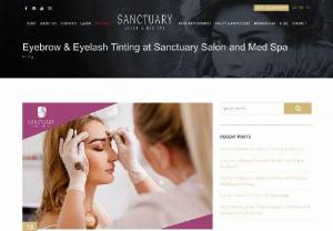 Eyebrow & Eyelash Tinting at Sanctuary Salon and Med Spa - Sanctuary Salon and Med Spa - the best salon for hair color - offers this procedure (among others like Eyebrow threading, threading hair removal and eyelash extensions Orlando) at a very reasonable price.