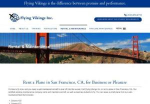 airplane maintenance san francisco ca - In San Francisco CA, if you are looking for certified airplane maintenance company then contact Flying Vikings. Visit our site now for more details.