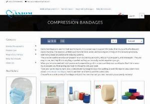 Compression And Elastic Bandage wrap - Axiom Medicals - We offer a wide variety of compression bandages for all types of injuries. Our bandages are designed to maximize blood flow and reduce swelling, providing relief for people with injuries, post surgeries, and more.