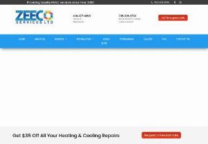 Zeeco Services LTD - Get highly customized and instant services for a Range of HVAC products by Zeeco Services LTD. Hire today the efficient team of the furnace and AC technicians for Repairs and installations.