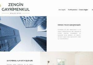 Zengin Gayrimenkul - Real estate office. With our architects in our team, we produce modern solutions for all the needs of our valued customers. In this context, we design project drawings, 3D design, alternative living space options for you.