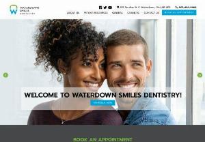Waterdown Smiles Dentistry - If you've been looking for a dentist near you that's accepting new patients, look no further than our dental clinic: Waterdown Smiles Dentistry. Our dentist in Waterdown, ON, provides services such as sedation dentistry, emergency dentistry, cosmetic dentistry, and more. Contact us for teeth whitening, veneers, dental fillings, and even Invisalign.