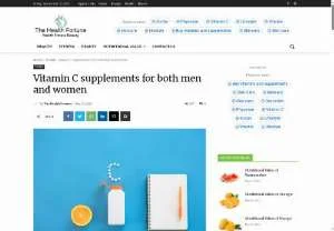 Screenshot of Vitamin C Supplements for Men and Women