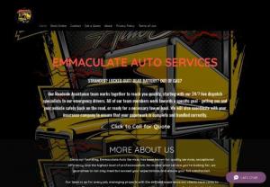 Emmaculate Auto Services - STRANDED? LOCKED OUT? DEAD BATTERY? OUT OF GAS?
Our Roadside Assistance team works together to reach you quickly, starting with our 24/7 live dispatch specialists to our emergency drivers. All of our team members work towards a specific goal - getting you and your vehicle safely back on the road, or ready for a necessary tow or haul. We will also coordinate with your insurance company to ensure that your paperwork is complete and handled correctly.