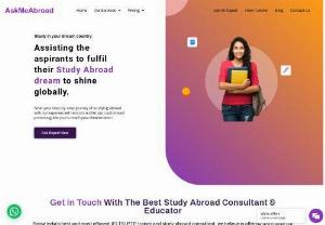 Ask me abroad - Ask me Abroad is a Reliable and Renowned Online Platform Committed to Helping Students in India with Online IELTS and PTE test Preparation with live classes and Find the Best Courses and Universities Abroad for Study. There Are No Hefty Fees Involved, And Students Can Rest Assured to Have the most reliable and credible online study abroad consultants in Panipat and online study abroad consultants in Karnal.