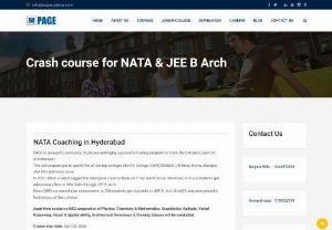 Crash Course and Coaching for NATA in Hyderabad - Join the best crash course for NATA 2022 with coaching at our center in Hyderabad. Our online courses are designed by expert faculty to help you ace your architecture entrance exams!