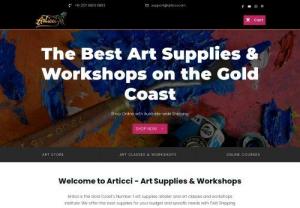 Articci - Art Supplies & Classes Gold Coast - Based in Gold Coast, Articci is Australia's Best Art supplies retailer and Art classes & workshops institute. We offer the best supplies for your budget and specific needs with FAST Shipping Australia-wide.