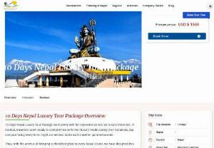 10 Days Nepal Luxury Tour Package - 10 Days Nepal Luxury Tour Package is for those obsessed travelers who desires to explore the beauty of Nepal with comfort and luxury.