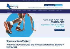 Blue Mountains Podiatry - Blue Mountains Podiatry provides podiatry services throughout the Blue Mountains. Our expert therapists have been servicing the local community for over 15 years and are proud to have treated over 10 000 satisfied patients. Our patients are in a unique and fortunate position as we have access to state of the art digital gait scan technology, a unique cutting edge approach to podiatry management not present in any other local clinics. This allows our podiatrists to get to the underlying cause...