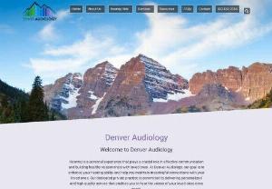 Denver Audiology - We are an independent, private practice in Audiology. A small clinic with all our attention focused on your needs when you come in. We are not beholden to corporate quotas or requirements or brand loyalties. We offer hearing diagnostics, custom earmolds, tinnitus evaluation and treatment, hearing. ||

Address:
90 Madison St, #402
Denver ,CO
80206


Phone:
303-832-2054