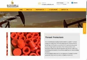 Screenshot of DIC OIL TOOLS Thread Protectors