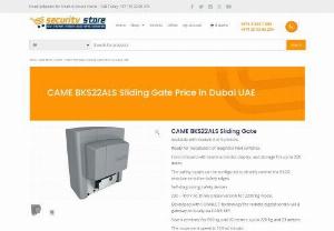 CAME BKS22ALS Sliding Gate - CAME BKS22ALS Sliding Gate is available with module 4 or 6 pinions. Ready for installation of magnetic limit switches. Control board with terminal blocks, display, and storage for up to 250 users.
