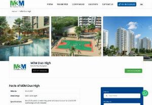 M3M Duo High Sector 65, Gurgaon - M3M Smart Homes - M3M Duo High is a new residential project in Sector 65 Gurgaon. This project has modern amenities and is well connected.