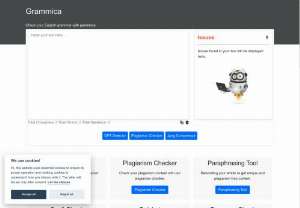 Grammica AI Grammar Check - Grammica grammar check detects and fixes your English grammar, spelling, punctuation, typos error in real time for free.