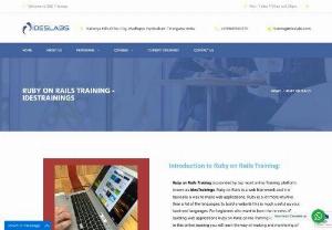 Ruby on Rails Training - IDESTRAININGS - Ruby on Rails Training to create database backed web applications framework. Get Best Ruby on Rails online Training and Corporate Training for Ruby Cucumber.