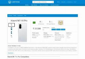 Xiaomi mi 11x pro price in India - Xiaomi Mi 11X Pro was introduced in India in 2021 (Official) at an initial price of Rs 47,999. Xiaomi Mi 11X Pro in Cosmic Black, Lunar White, and Celestial Silver color variants. The mobile also has dimensions of 163.7 mm x 76.4 mm x 7.8 mm and weighs roughly 196 grams. Xiaomi's smartphone has a 6.67-inch display with a resolution of 2400 x 1080 pixels.