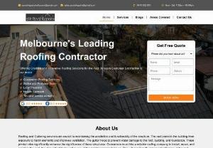 Melbourne's leading roofing contractor - Established in 1992 to provide a company run by people with real world experience in all aspects of Roof Repairs in Melbourne. The emphasis has and always will be to provide the best possible product and services at all times with an understanding that future business comes from happy and satisfied customers. We are a family run roof repair and restoration business based in Hawthorn East. We take no nonsense professional approach too each job and offer honest quotes,  fair pricing