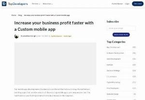 How to Maximize the Business ROI with Custom Built Apps? - Every business needs an app for earning and branding of the company, Here some of the tips to get higher ROI to your business with Custom built apps using enhance an experience, social sharing and providing security and many other features.