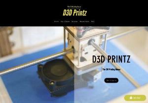 D3D Printz - 3D Printing Service | Get The Lowest Prices with the highest quality 3D Prints here at D3D Printz.