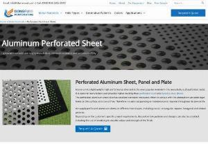 Perforated Aluminum Sheet Metal - Dongfu Perforating - Our aluminum perforated metal panels can be used for both architectural and decorative purposes and support a wide range of hole types, colors and pattern designs.