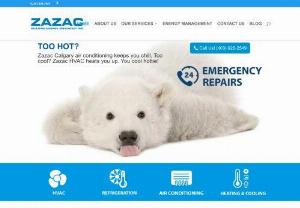 Zazac Building Energy Efficiency Inc. - Calgary air conditioning - Are you really hot? We\'ll keep you chill. Or are you too cool? We will heat you up. Winter or summer Zazac offers the best in Calgary residential HVAC service, available 24 hours a day.