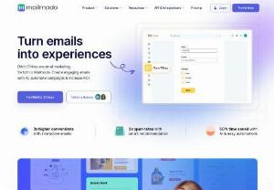 Mailmodo - Mailmodo is a complete email marketing solution enabling users to create and send app-like interactive emails to improve email conversions. As all interactions happen inside the email, this eliminates user redirections for a smoother email experience and higher conversions.