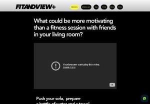 FitAndView - The only mobile home fitness app in video chat. No need to make a complicated appointment in the fitness room with your friends. The gym is in your living room and your friends are present thanks to the video chat that we have integrated in FitAndView+.