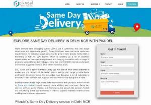 Same day delivery in delhi - The process of getting the product from any producer to the end user in less time is known as same day delivery. In a short span of time, same day delivery services have gained popularity in the logistics industry as they provide profitable company growth and expansion options for service providers. Moreover, owing to the increasing demand for products in a shorter time frame, manufacturers have opted for faster product delivery, thereby creating attractive market growth potential.