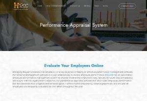 Performance Management and Appraisal software-HRSS360 - HRSS360 performance appraisal software enables the development of clear job descriptions, recruiting skilled personnel, selecting employees, training the new employees, compensation, and much more