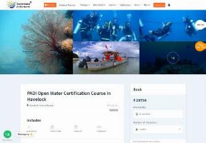 Open water scuba diving course in Andaman and Nicobar Islands - Andaman and Nicobar islands offer some of the best diving in the world. We offer a range of PADI course to open water scuba diving course. Get in touch with us for more details.