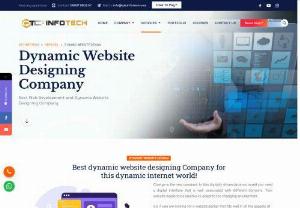 Dynamic Website Design Company - QTCinfotech is a website design company that specializes in static and dynamic website design. We help you create a beautiful and functional site that complements your business, whether you need a simple informational site or a full-blown online store.
