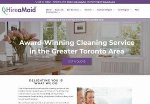 Hire A Maid House Cleaning Services Inc. - Hire A Maid House Cleaning Services Inc. is a leading residential and commercial cleaning company that serves the Greater Toronto Area and York Region, including the towns of Toronto, Etobicoke,

Address
924 Pape Ave
Toronto, ON
M4K 3V2
Phone
(416) 463-6243