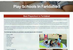 Best Nursery School in Faridabad - Best playschool in Faridabad, GD Goenka is one of the best kids playschool in Faridabad provide a very cheerful and colorful environment for the children.