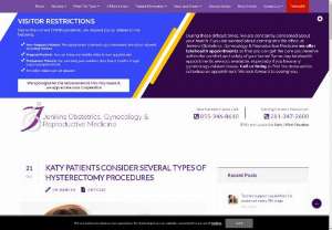 Types of hysterectomy Katy, TX, 77494 - Types of hysterectomy Katy: Dr. Taryll Jenkins understands that his patients often have many questions about the type of hysterectomy they will need and what to expect from the procedure in Katy. Call 855-346-8610