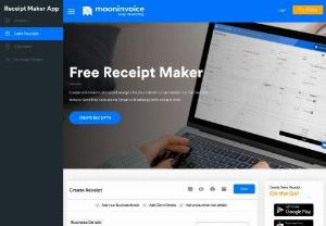 Free Receipt Maker and Generator App - Free receipt maker and generator app to create professional receipts in a single click. Use 66+ PDF templates, add your logo, download PDF