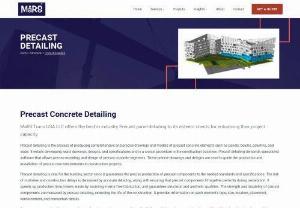 Precast Penal Detailing Services in USA - MaRS BIM International provides Precast Panel Detailing Services in the USA. We have experience working on all types of detailing projects. Our experienced experts are adept at completing detailing projects. We have been working in this field since 17+ years. We work as per the requirement of the client. You will get accurate output from us.