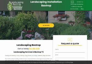 Landscaper Bastrop - We provide landscaped design, and landscape installations of all types. Our landscape architect can help design the perfect living space for your outdoor areas including outdoor kitchens fire pits patios and full flowerbeds sod artificial turf stonework and concrete work of all types.