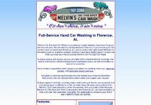 Melvin's On The Spot Car Wash - Address: 2221 Huntsville Rd, Florence, AL 35630, USA || 
Phone: 256-767-3366