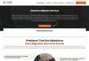 Salesforce Migration Services - Make your solutions innovative, user-friendly, and lightning-fast with the help of our Salesforce data migration services.