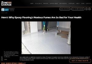Here's Why Epoxy Flooring's Noxious Fumes Are So Bad for Your Health - Residential epoxy floorings are popular, no doubt. But are they really worth the hype? The epoxy fumes in particular are an object of concern for many homeowners.