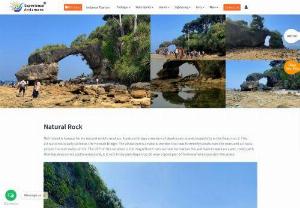 Natural rock formation at Neil Island Andaman - This is a natural rock formation at Neil Island Andaman. This is where the Andaman and Nicobar Islands, India, meet the Bay of Bengal. Neil Island is one such island and it is a beautiful place that is located.