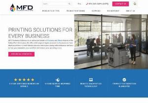 MFD Business Solutions - With over 30+ years of experience, we are proud of our reputation as a recognized leader providing state of the art digital office equipment for lease or purchase, managed print solutions (MPS), and maintenance services to businesses of all sizes. We provide managed print services across Dallas and the DFW area.