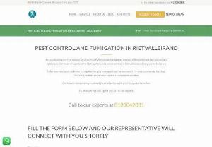Pest Control Company in Rietvalleirand - Eco Fumigation provides pest control services for rats, ants, cockroaches, and more in Rietvalleirand, South Africa at affordable prices. Our innovative pest control service is guaranteed to get rid of your pest problems. Just don't hesitate and ask our experts for complete solution.