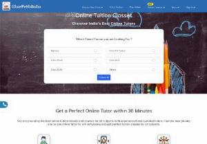 Online Tuition Classes - We are providing the best online tuition classes and courses for all subjects with experienced and qualified tutors. Find the best private one-to-one online tutor for online tutoring and get perfect tuition classes for all subjects.