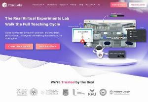 praxilabs - PraxiLabs Helps You Conduct Science Experiments Anywhere Via 3D Interactive Virtual Labs
Whether you are teaching or learning biology, chemistry, or physics at university, We've got you covered.