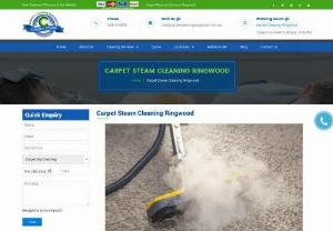 Carpet Steam Cleaning Ringwood - We deliver carpet steam cleaning in Ringwood. Steam cleaning removes grime, dirt and stains giving the carpet a new look. Call us for same day services.