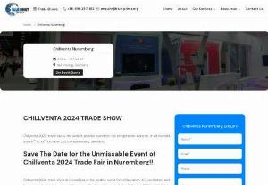 Chillventa 2022 Trade Fair - The biennial Chillventa 2022 exhibition will occur at Nuremberg, Germany from 11 - 13 Oct 2022. This one-of-a-kind trade fair is dedicated to the refrigeration sector, focusing on AC, ventilation, and heat pumps technology around the world.