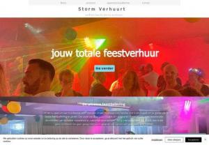Storm verhuurt - We are an audiovisual rental company specialized in parties and we transform your location from living room or garden to a real club or disco according to your wishes.