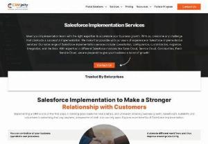 Salesforce Implementation Services - Maximize Salesforce's capabilities with Salesforce implementation services. Meet the implementation team who have the right expertise to help create a customized solution.